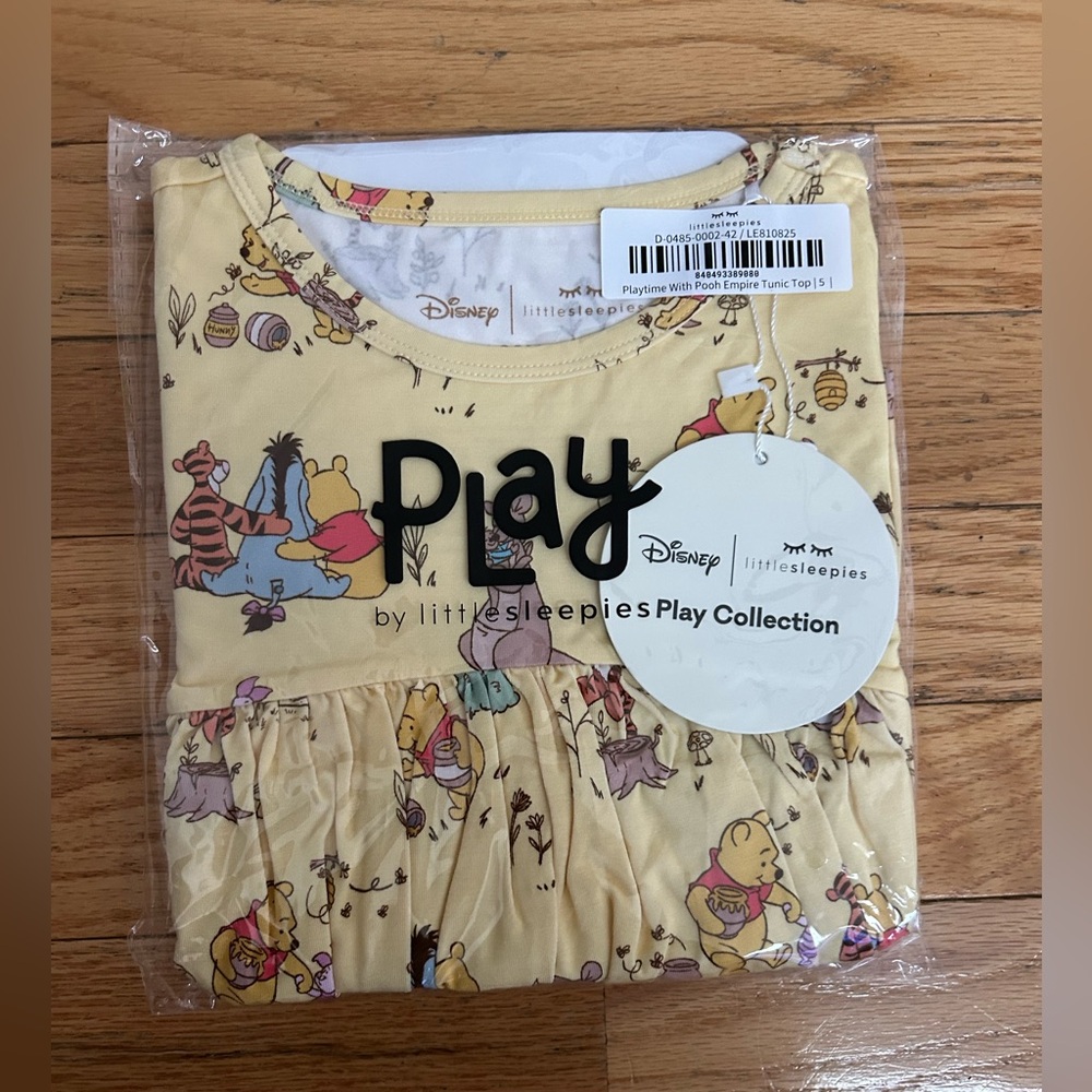 *Never Opened* Little Sleepies Playtime with Pooh Empire Tunic Top